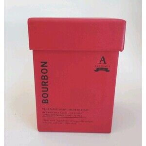 ALCHIMIA BOURBON Vegetable Soap Set of 3 Made in Italy NIB GIFTBOX 150g Each